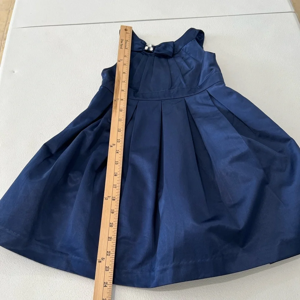 Gymboree Classic Navy Dress with Bow Accent